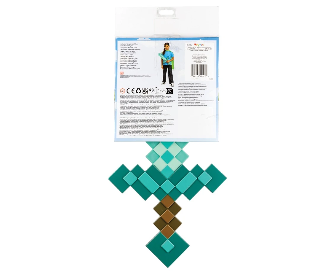 Zestaw Minecraft (licencja), (miecz, peleryna), rozm. uniw.